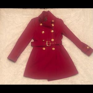 Red Forever 21 Peacoat Size M